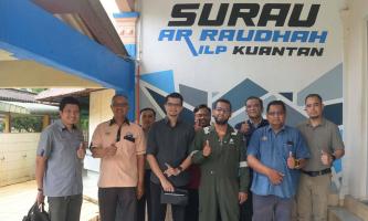 Surau ILP Kuantan Terima Sumbangan dari Syarikat Rakannusa Engineering